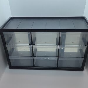 Black and Clear Multi-Drawer Organizer